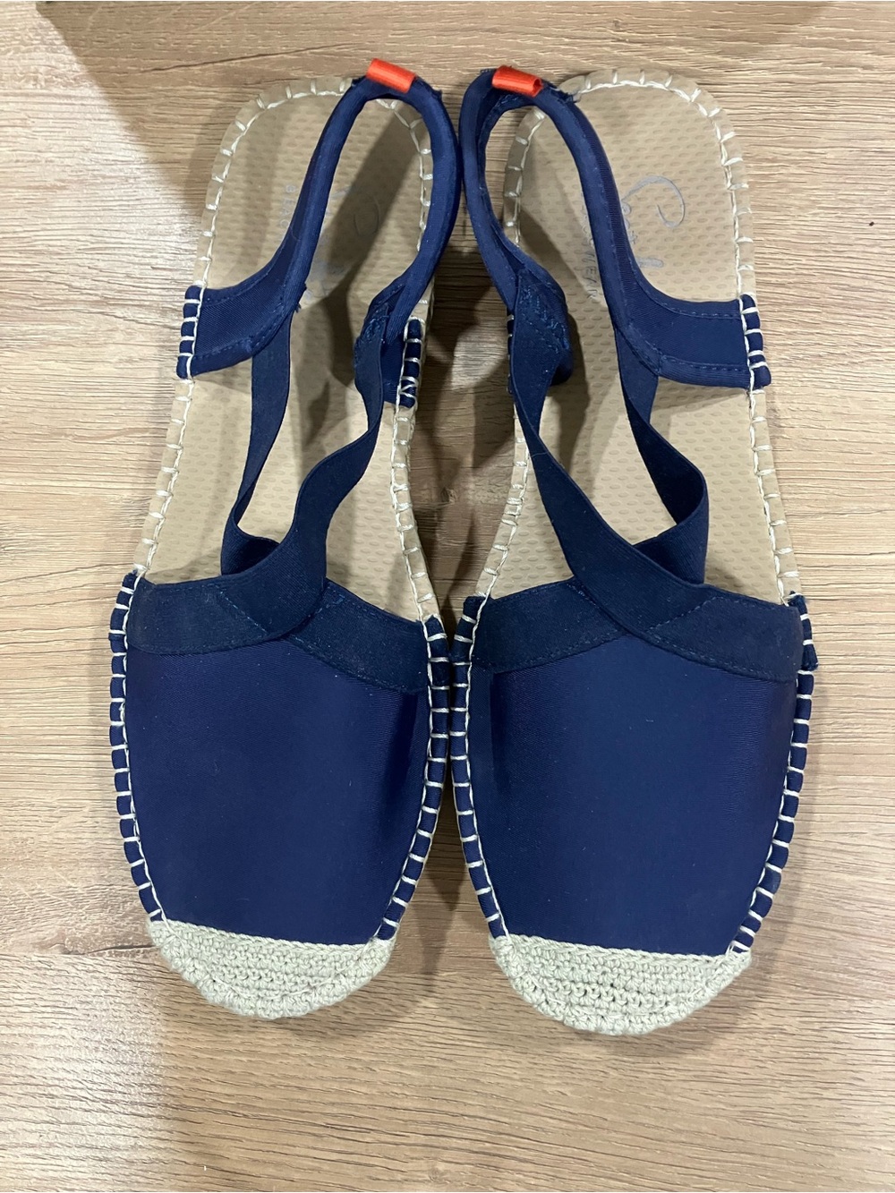 Navy Women’s Slingback Espadrille Sandals